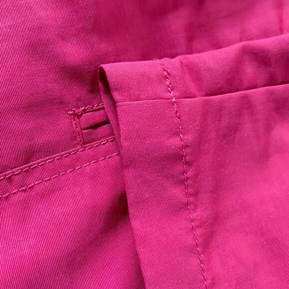 Eddie Bauer Women's Nylon Double Breasted Peacoat Jacket Coat M Medium Berry Red - Picture 11 of 12